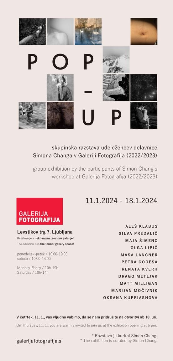 Exhibition @ Galerija Fotografija