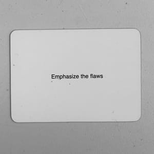 Emphasize the flaws