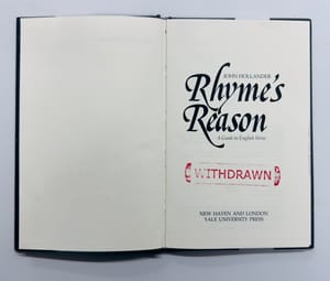 Rhyme's Reason